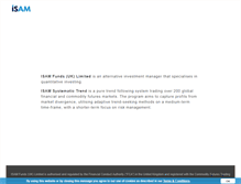 Tablet Screenshot of isamfunds.com